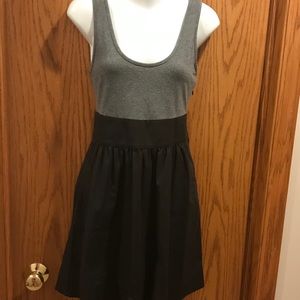 Express cotton blend two toned dress